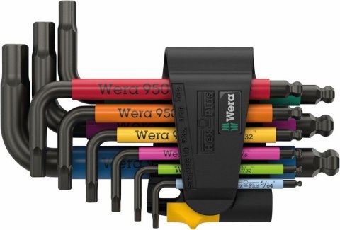 ZESTAW KLUCZY TRZPIENIOWYCH 950/9 HEX-PLUS MULTICOLOU 9CZR WERA ZESTAW KLUCZY TRZPIENIOWYCH 950/9 HEX-PLUS MULTICOLOU 9CZR WERA