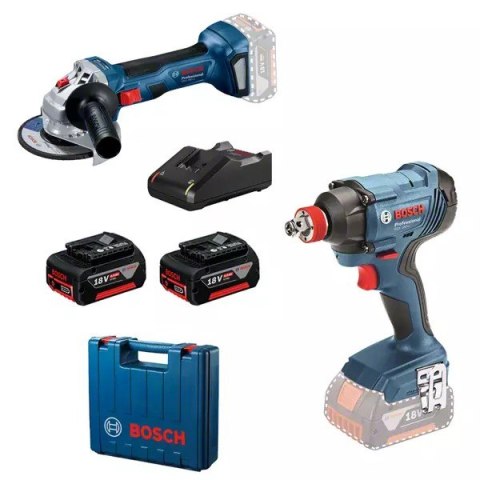 ZESTAW NARZĘDZI GDX 180 + GWS 180 2*4.0AH BOSCH ZESTAW NARZĘDZI GDX 180 + GWS 180 2*4.0AH BOSCH