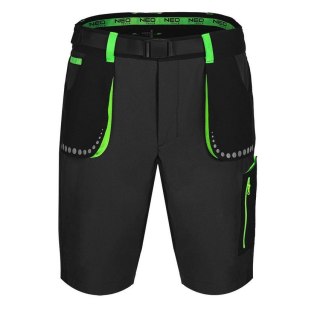 KRÓTKIE SPODENKI PREMIUM, 4 WAY STRETCH CZARNE ROZMIAR S NEO