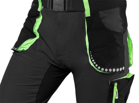 KRÓTKIE SPODENKI PREMIUM, 4 WAY STRETCH CZARNE ROZMIAR S NEO