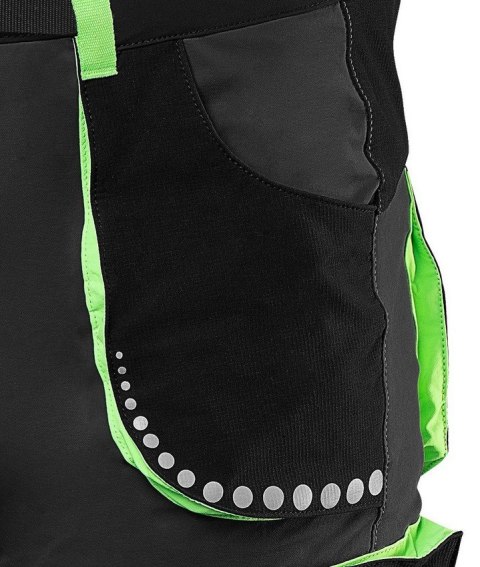 KRÓTKIE SPODENKI PREMIUM, 4 WAY STRETCH CZARNE ROZMIAR S NEO