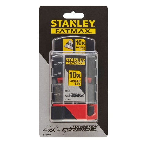 OSTRZE TRAPEZOWE CARBIDE BLADE 50 SZT. STANLEY OSTRZE TRAPEZOWE CARBIDE BLADE 50 SZT. STANLEY