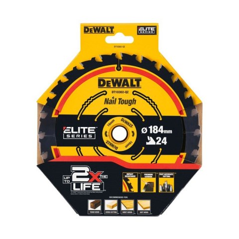 PIŁA TARCZOWA DO DREWNA EXTREME 184*16MM 24Z DEWALT PIŁA TARCZOWA DO DREWNA EXTREME 184*16MM 24Z DEWALT