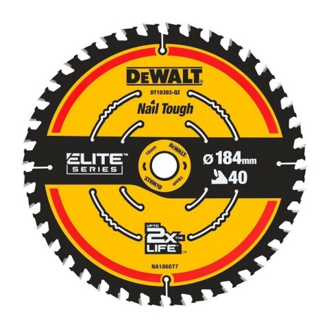 PIŁA TARCZOWA DO DREWNA EXTREME 184*16MM 40Z DEWALT PIŁA TARCZOWA DO DREWNA EXTREME 184*16MM 40Z DEWALT