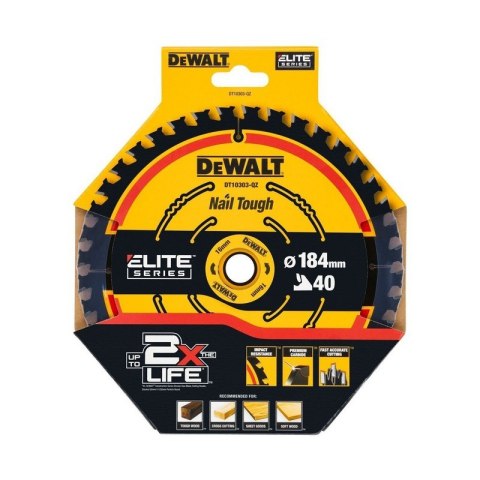 PIŁA TARCZOWA DO DREWNA EXTREME 184*16MM 40Z DEWALT PIŁA TARCZOWA DO DREWNA EXTREME 184*16MM 40Z DEWALT