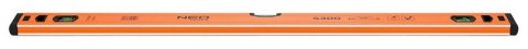POZIOMICA ALUMINIOWA S300 3 LIBELLE 80CM. NEO