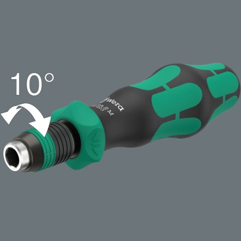 RĘKOJEŚĆ Z UCHWYTEM DO GROTÓW 838 RA-R,FUNKCJA GRZECH. 1/4'' WERA