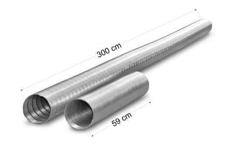 RURA ALUMINIOWA FLEX 115MM AIR ROXY