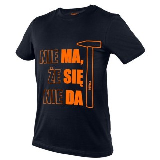 T-SHIRT Z NADRUKIEM MA SIĘ DA ROZMIAR XXXL NEO