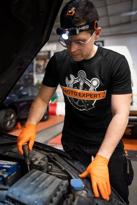 T-SHIRT Z NADRUKIEM MOTO EXPERT ROZMIAR L NEO