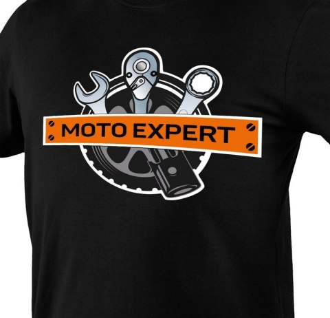 T-SHIRT Z NADRUKIEM MOTO EXPERT ROZMIAR L NEO