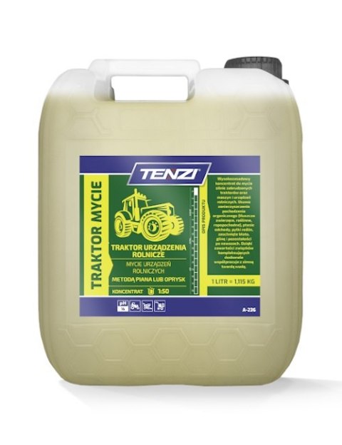TRAKTOR MYCIE, ŚRODEK DO MYCIA MASZYN ROLNICZYCH 5L TENZI TRAKTOR MYCIE, ŚRODEK DO MYCIA MASZYN ROLNICZYCH 5L TENZI