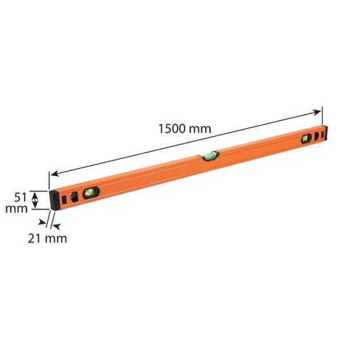 POZIOMICA ALUMINIOWA S300 3 LIBELLE 150CM. NEO POZIOMICA ALUMINIOWA S300 3 LIBELLE 150CM. NEO