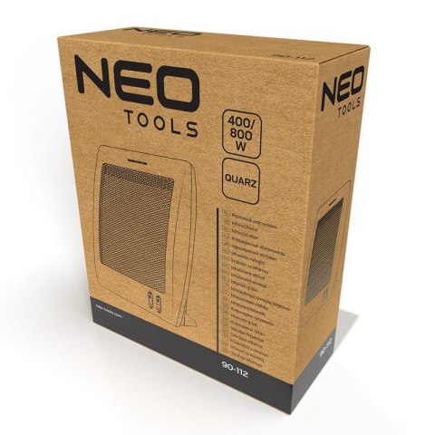 PROMIENNIK KWARCOWY PODCZERWIENI 400W/800W NEO