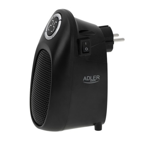 TERMOWENTYLATOR GNIAZDKOWY CZARNY AD 7726 ADLER