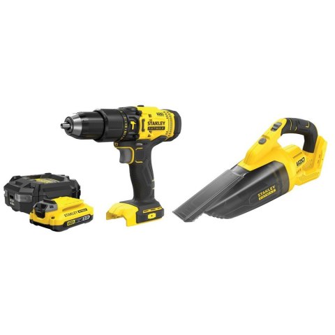 ZESTAW 18V V20 SFMCD711+SFMCVH001B 1*2.0AH STANLEY ZESTAW 18V V20 SFMCD711+SFMCVH001B 1*2.0AH STANLEY
