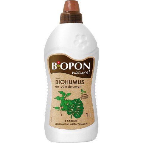 BIOHUMUS - DO . ROŚLIN ZIELONYCH PŁYN 1L BIOPON BIOHUMUS - DO . ROŚLIN ZIELONYCH PŁYN 1L BIOPON
