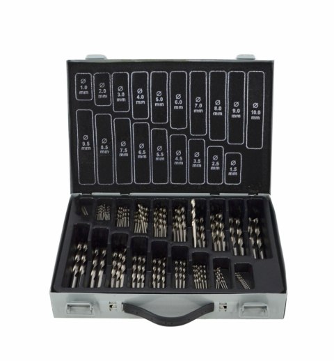 KOMPLET WIERTEŁ DO METALU HSS 1.5-10MM 100 SZTUK IRWIN KOMPLET WIERTEŁ DO METALU HSS 1.5-10MM 100 SZTUK IRWIN