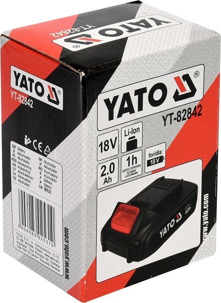 AKUMULATOR 18V LI-ION 2.0 AH YATO AKUMULATOR 18V LI-ION 2.0 AH YATO