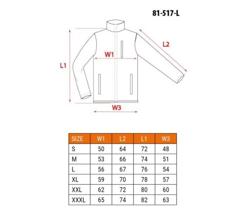 BLUZA SOFTSHELL OUTDOOR ZIELONA ROZMIAR XL NEO BLUZA SOFTSHELL OUTDOOR ZIELONA ROZMIAR XL NEO