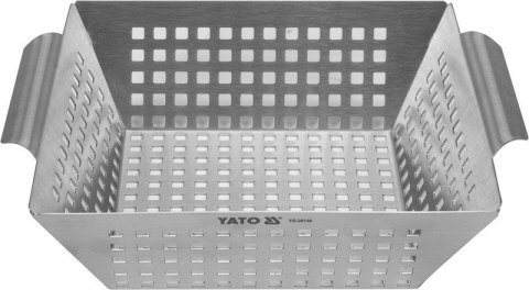 KOSZYK DO GRILLOWANIA, STAL NIERDZEWNA 26*22*7CM YATO KOSZYK DO GRILLOWANIA, STAL NIERDZEWNA 26*22*7CM YATO