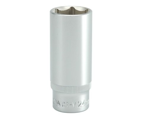 NASADKA DŁUGA 6-KĄTNA CHROMOWANA 1/2'' 24MM YATO NASADKA DŁUGA 6-KĄTNA CHROMOWANA 1/2'' 24MM YATO