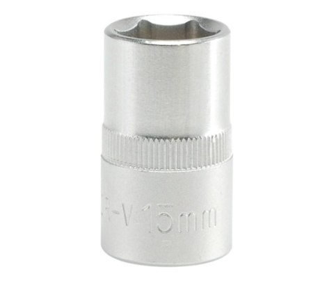 NASADKA KRÓTKA 6-KĄTNA CHROMOWANA 1/2'' 15MM YATO NASADKA KRÓTKA 6-KĄTNA CHROMOWANA 1/2'' 15MM YATO