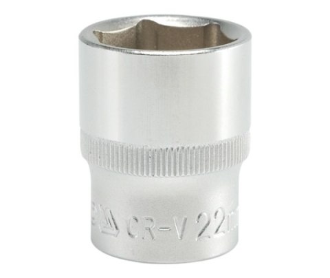 NASADKA KRÓTKA 6-KĄTNA CHROMOWANA 1/2'' 22MM YATO NASADKA KRÓTKA 6-KĄTNA CHROMOWANA 1/2'' 22MM YATO