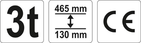 PODNOŚNIK HYDRAULICZNY ŻABA 3T YATO PODNOŚNIK HYDRAULICZNY ŻABA 3T YATO
