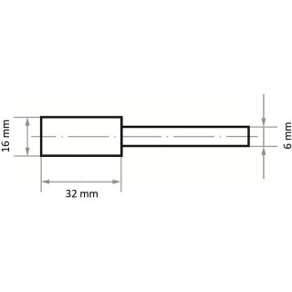 ŚCIERNICA TRZPIENIOWA EKR 46 N V4 16*32*6 LUKAS