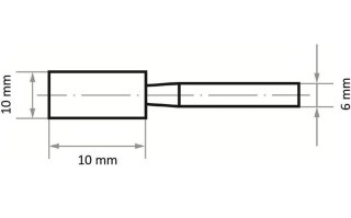 ŚCIERNICA TRZPIENIOWA EKW 60 L V1 10*10*6 LUKAS
