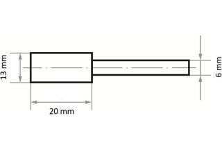 ŚCIERNICA TRZPIENIOWA EKWBR 60 O/P V7 13*20*6 LUKAS