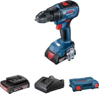 WIERTARKO-WKRĘTARKA AKUMULATOROWA GSR 18V-50 2*2.0AH L-CASE BOSCH