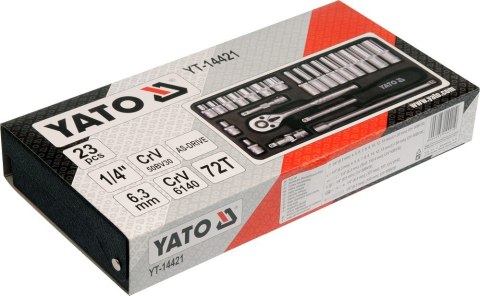 ZESTAW NARZĘDZIOWY 23CZ.1/4 YATO ZESTAW NARZĘDZIOWY 23CZ.1/4 YATO
