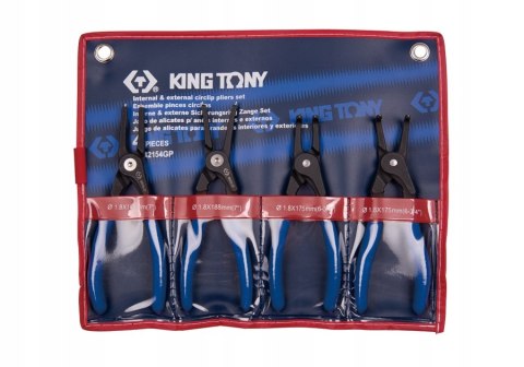 ZESTAW SZCZYPIEC DO PIERŚCIENI SEGERA, 4SZT. ETUI KING TONY ZESTAW SZCZYPIEC DO PIERŚCIENI SEGERA, 4SZT. ETUI KING TONY