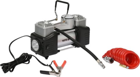 KOMPRESOR SAMOCHODOWY Z LAMPĄ LED 250W YATO KOMPRESOR SAMOCHODOWY Z LAMPĄ LED 250W YATO
