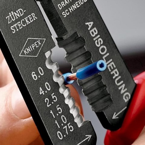 SZCZYPCE DO ZAGNIATANIA ZŁĄCZEK KABLOWYCH 0,5-2,5 MM KNIPEX SZCZYPCE DO ZAGNIATANIA ZŁĄCZEK KABLOWYCH 0,5-2,5 MM KNIPEX