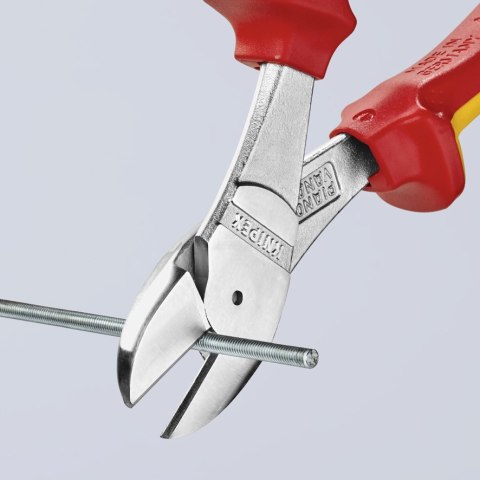SZCZYPCE TNĄCE BOCZNE O ZWIĘKSZONYM PRZEŁOŻENIU 200MM KNIPEX