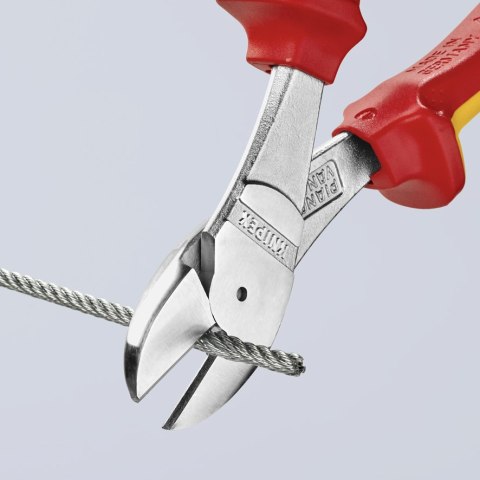 SZCZYPCE TNĄCE BOCZNE O ZWIĘKSZONYM PRZEŁOŻENIU 200MM KNIPEX