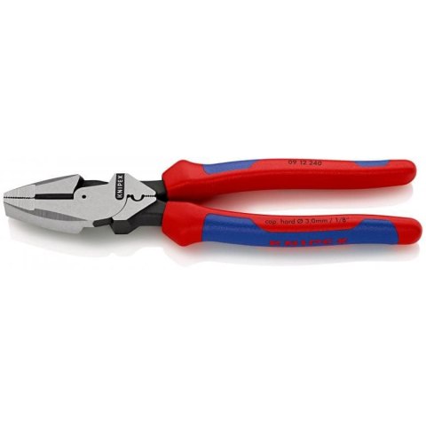 SZCZYPCE UNIWERSALNE 240MM O ZWIĘKSZONYM PRZEŁOŻENIU LINEMAN KNIPEX SZCZYPCE UNIWERSALNE 240MM O ZWIĘKSZONYM PRZEŁOŻENIU LINEMAN KNIPEX