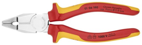 SZCZYPCE UNIWERSALNE VDE 1000V 190MM KNIPEX SZCZYPCE UNIWERSALNE VDE 1000V 190MM KNIPEX
