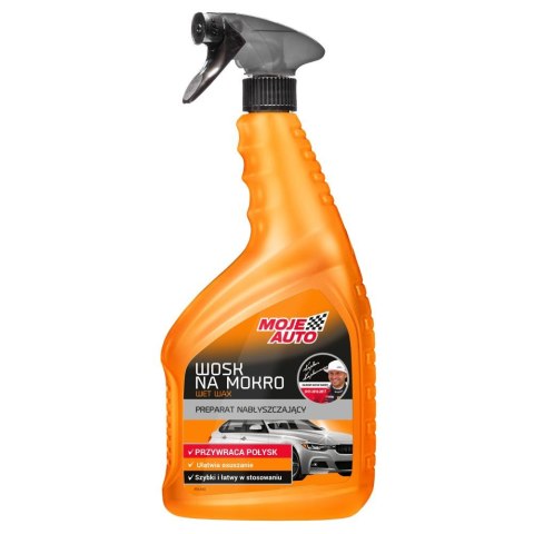 WOSK NABŁYSZCZAJĄCY DO STOSOWANA NA MOKRY LAKIER 650ML MOJE AUTO WOSK NABŁYSZCZAJĄCY DO STOSOWANA NA MOKRY LAKIER 650ML MOJE AUTO