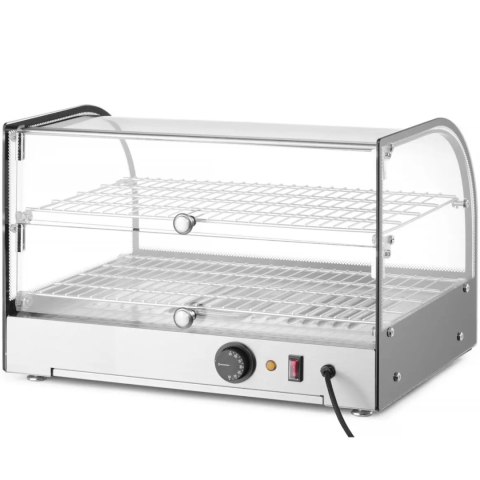 Witryna grzewcza do ekspozycji ciepłych potraw 2 x GN1/1 400W - Hendi 273999