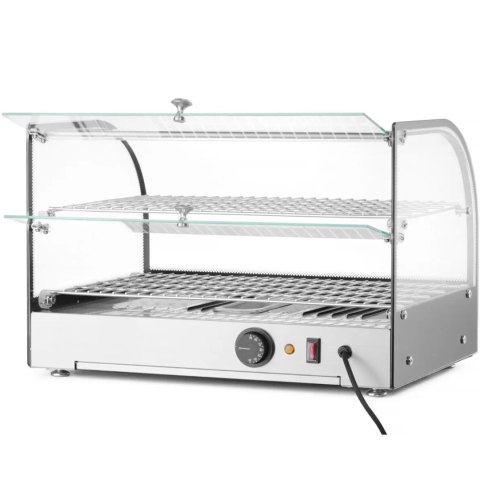 Witryna grzewcza do ekspozycji ciepłych potraw 2 x GN1/1 400W - Hendi 273999