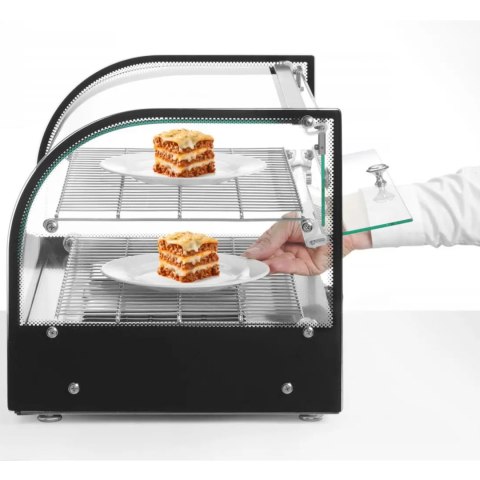 Witryna grzewcza do ekspozycji ciepłych potraw 2 x GN1/1 400W - Hendi 273999