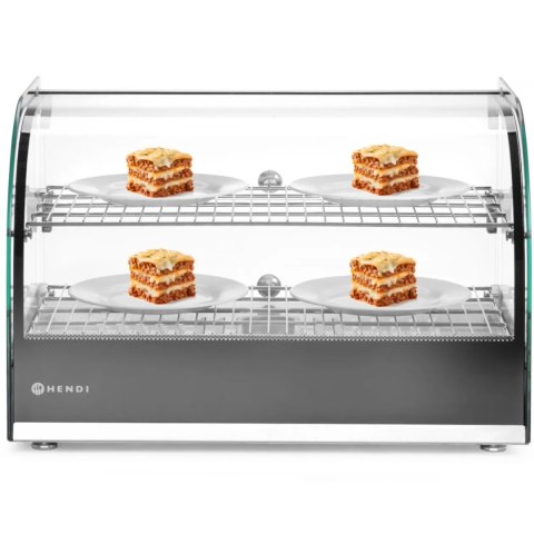 Witryna grzewcza do ekspozycji ciepłych potraw 2 x GN1/1 400W - Hendi 273999