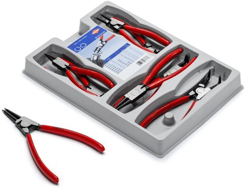 ZESTAW SZCZYPIEC DO PIERŚCIENI OSADCZYCH 8-CZ. 00 20 04 V01 KNIPEX ZESTAW SZCZYPIEC DO PIERŚCIENI OSADCZYCH 8-CZ. 00 20 04 V01 KNIPEX