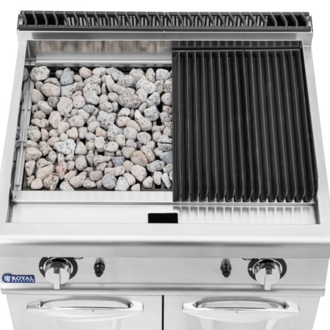 Grill lawowy na gaz propan / LPG / ziemny 2 x 8 kW 50-460 C