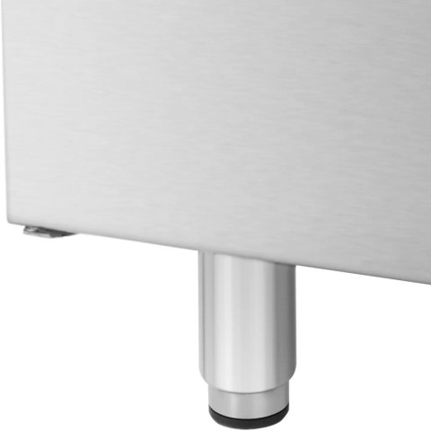 Płyta grillowa grill elektryczny ryflowany z szafką 33.5 x 55 cm 5.4 kW