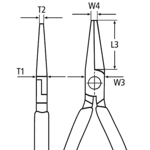 SZCZYPCE PŁASKIE WYDŁUŻONE IZOLOWANE 160MM KNIPEX SZCZYPCE PŁASKIE WYDŁUŻONE IZOLOWANE 160MM KNIPEX